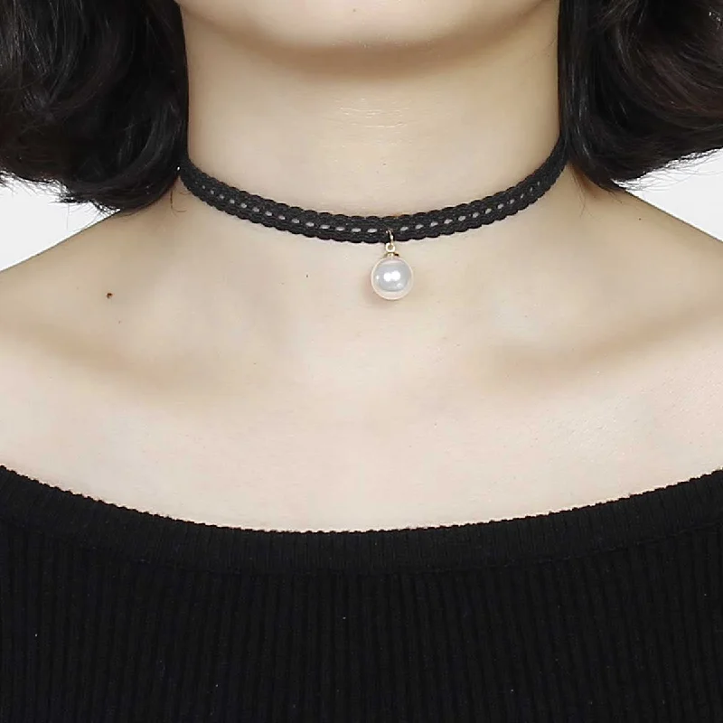 Ladies necklaces gothic revival styles-Sexy Sparkles Women Girls Choker Necklace Choose Black Velvet Chokers, Multi color Triangle Pattern and more