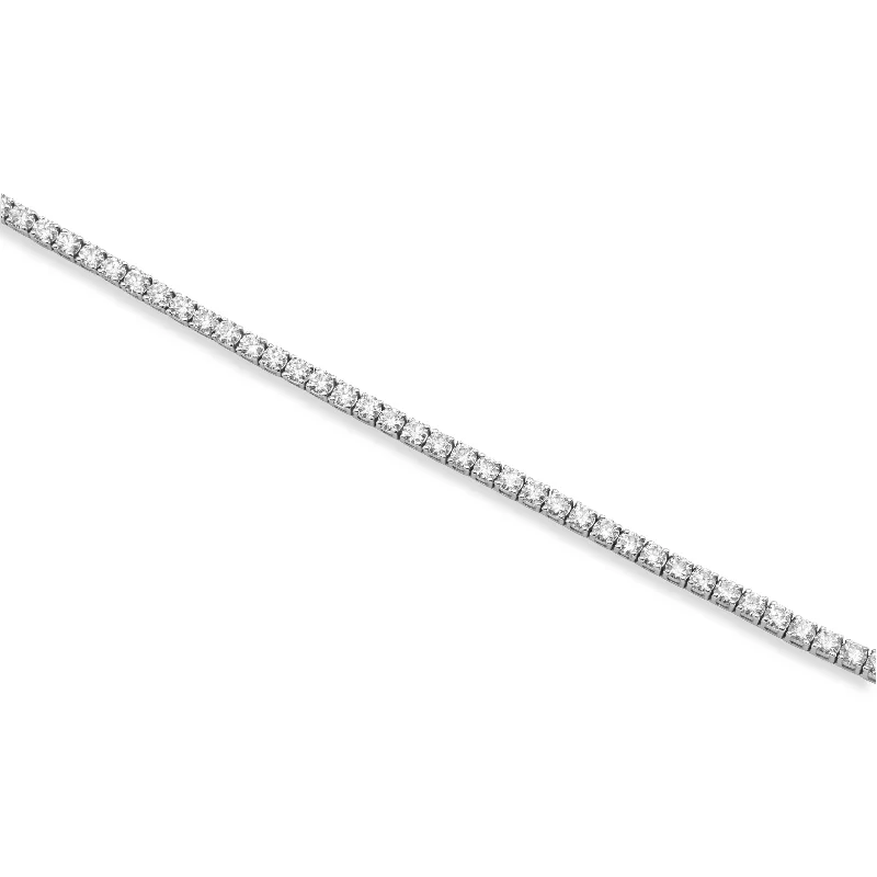 Ladies bracelets size selection guide-14k Tennis Bracelet 9.8 Ctw Lab Made Diamonds