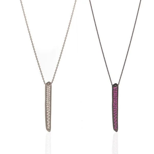 Ladies necklaces lightweight comfort designs-Wand Necklace