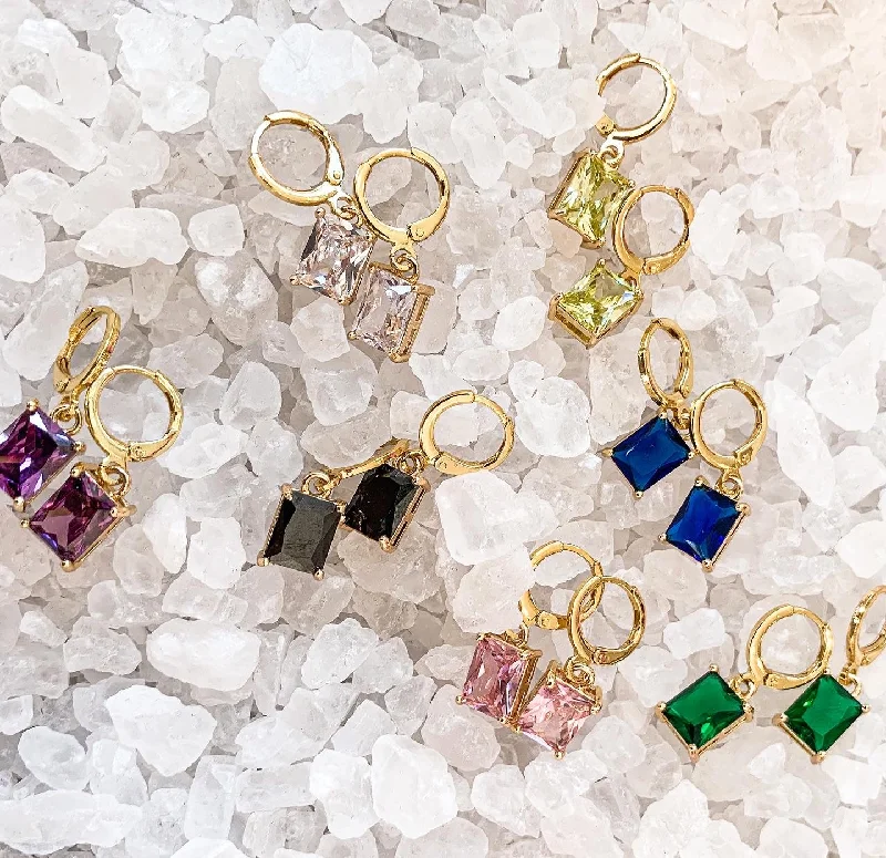 ladies earrings for her-rec drop earrings : more color options!