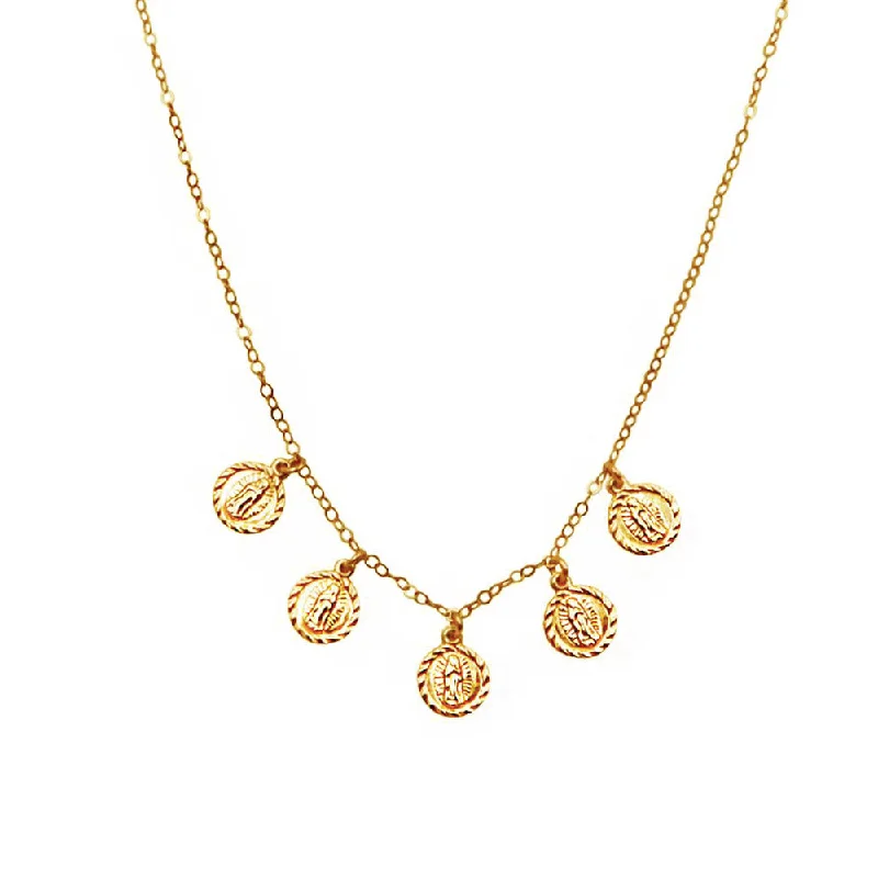 Ladies necklaces slip-on necklace styles-Virgin Marys Necklace