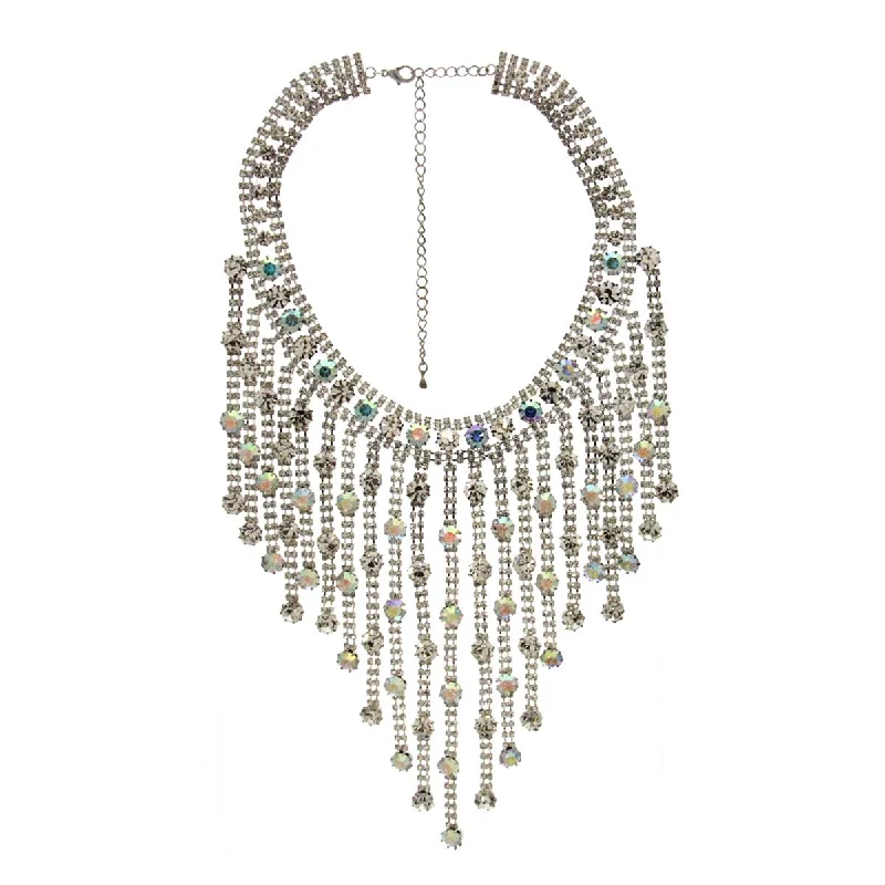 Ladies necklaces seasonal discount offers-Rhinestone Necklace AB