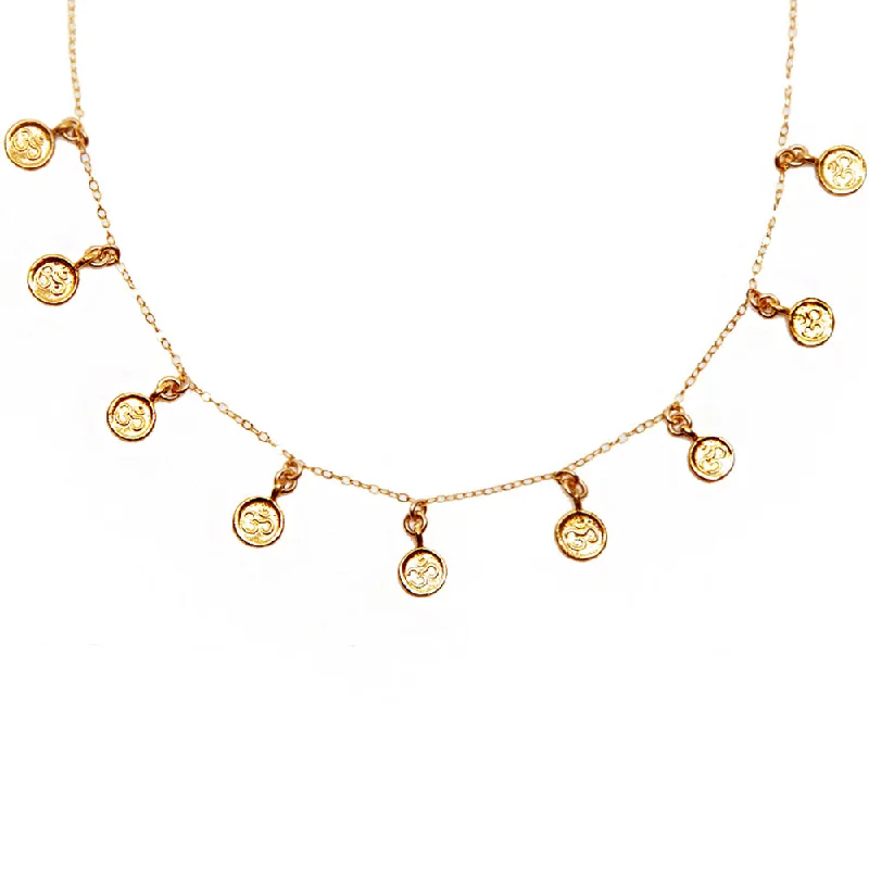 Ladies necklaces multi-tier styles-Ohm Necklace