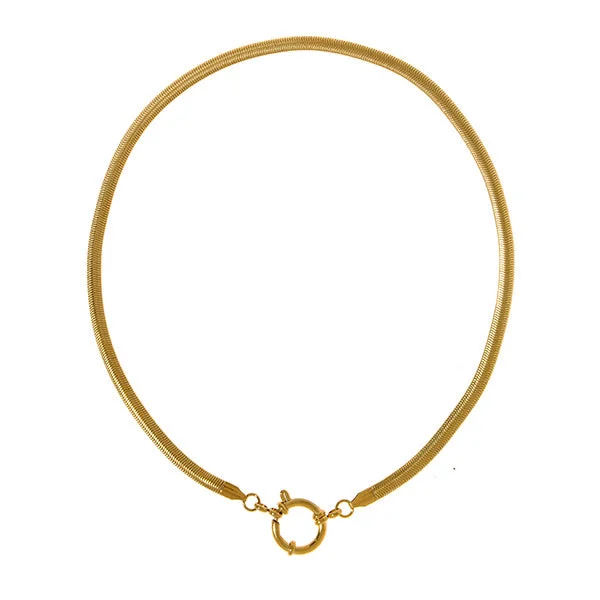 Ladies necklaces slip-on necklace styles-Golden Hour Necklace