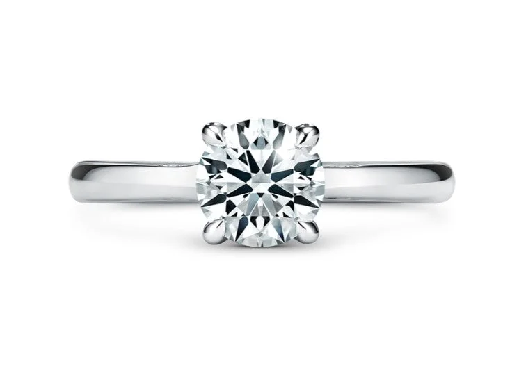 ladies engagement ring embossed-Hearts On Fire Vela 1.03 ct. G-VS2 Diamond Engagement Ring in Platinum