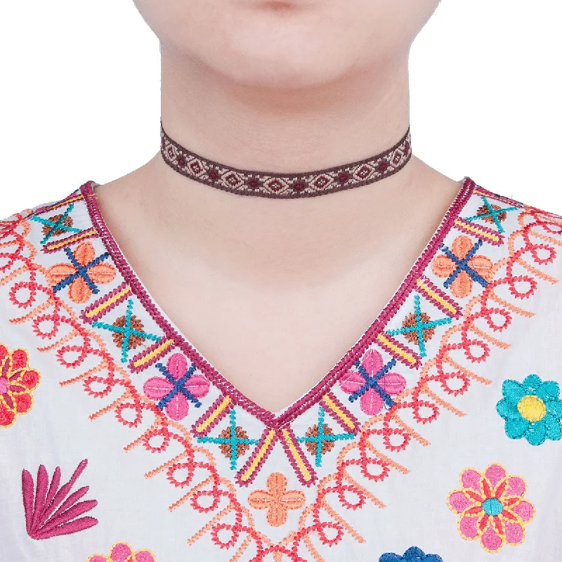 Ladies necklaces glitter accent styles-Sexy Sparkles Women Girls Choker Necklace Choose Black Velvet Chokers, Multi color Triangle Pattern and more