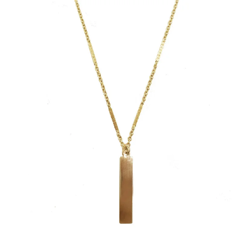 Ladies necklaces balanced proportion styles-Regal Rectangle Necklace