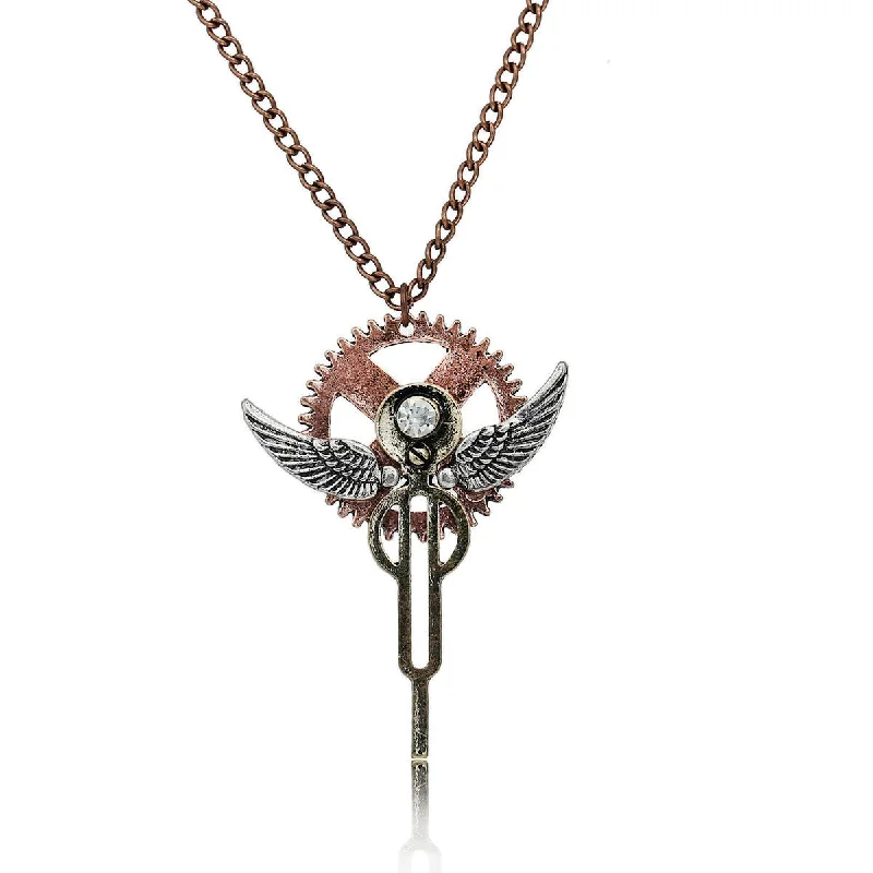 Ladies necklaces ethnic pattern designs-SEXY SPARKLES steam punk necklaces for women