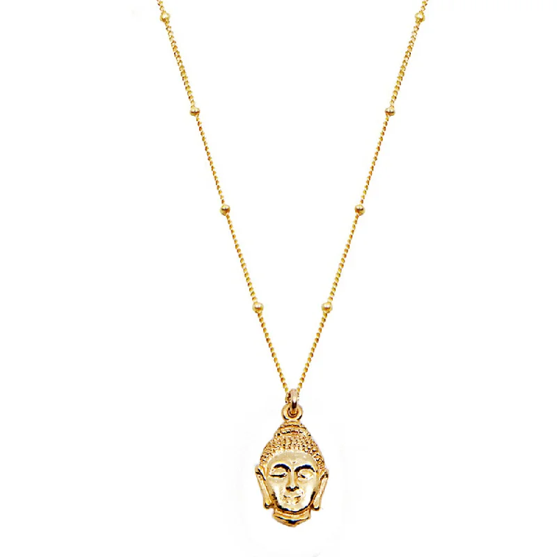 Ladies necklaces baroque inspired designs-Buddha Necklace