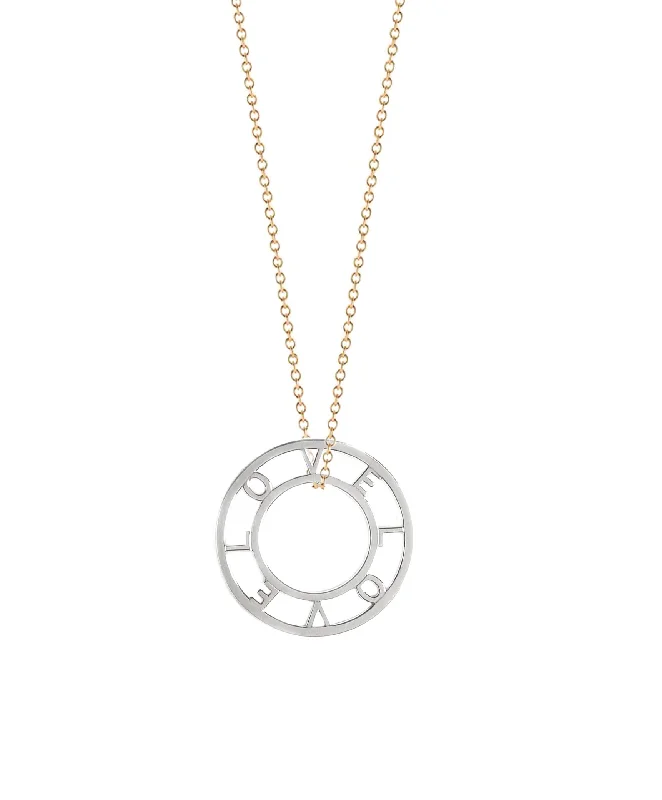 Ladies necklaces balanced proportion styles-Atlas Love Token Necklace