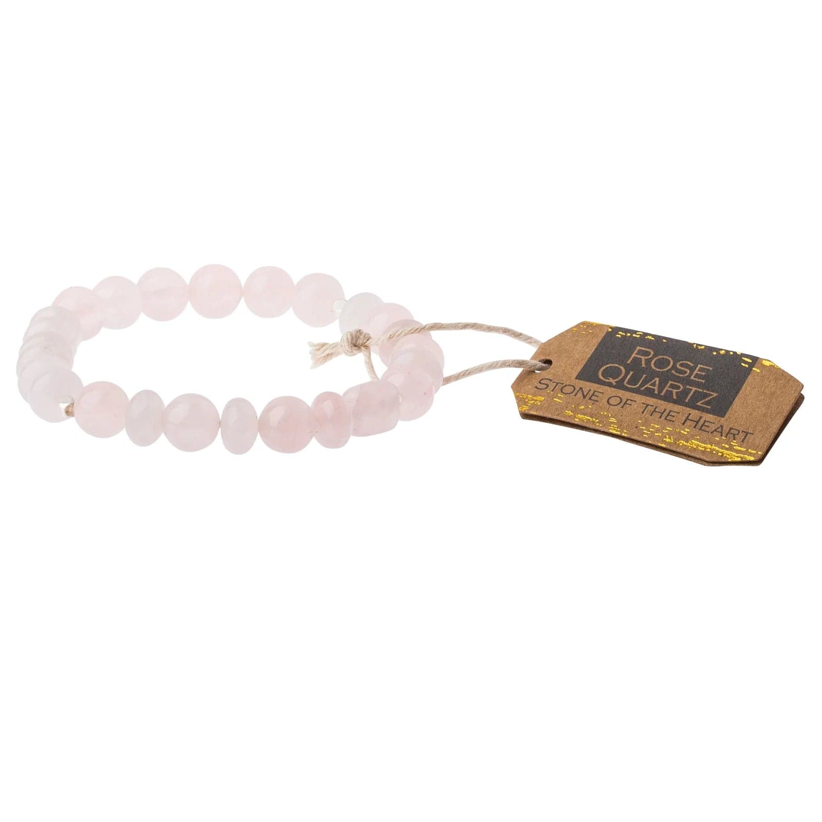 Ladies bracelets layered band designs-Scout Rose Quartz Stone Stacking Bracelet