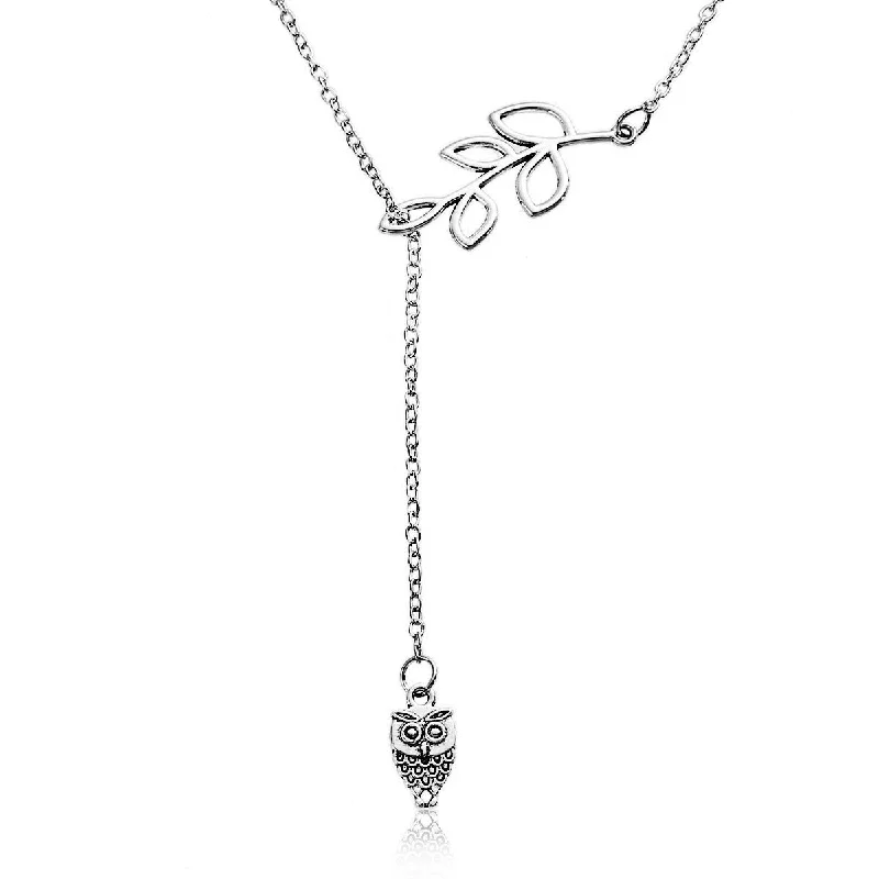 Ladies necklaces generational gift picks-Y Shaped Lariat Necklace Link Cable Chain