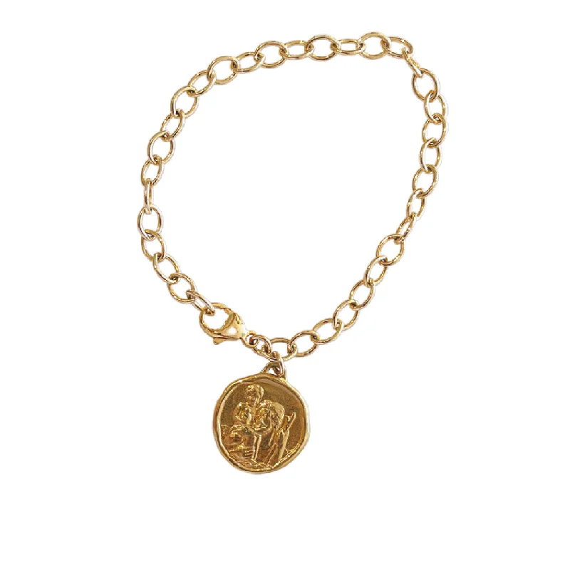 Ladies bracelets zodiac sign styles-St. Christopher Bracelet